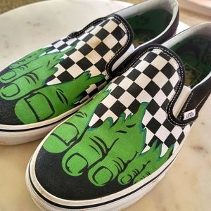 Marvel x Vans Slip ons (Hulk)
